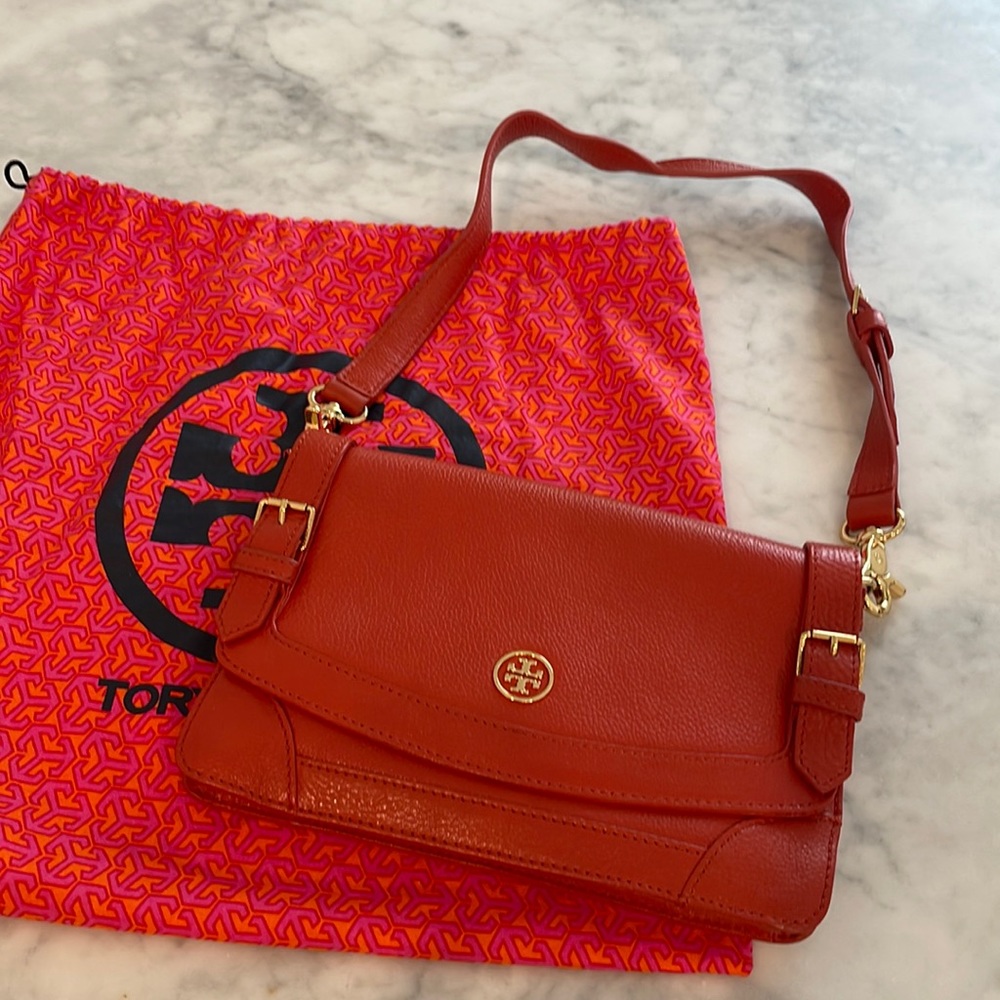 Tory Burch clutch with strap